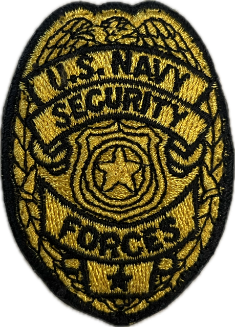 US NAVY Security Forces Sew On Patch