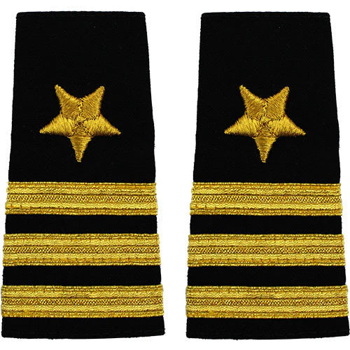 US NAVY Soft Shoulder Board - Line Commander