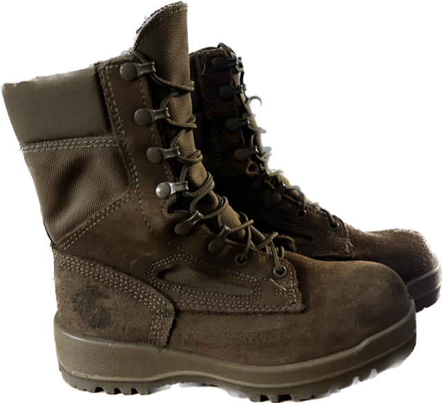 USMC Men's Waterproof Combat Boots Size 5