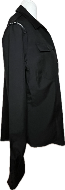 VINTAGE - US NAVY Women's Long Sleeve Blue Dress Shirt