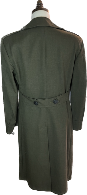 VINTAGE - USMC Wool Serge Green Overcoat – Second Tour Uniforms VINTAGE - USMC Wool Serge Green Overcoat – Second Tour Uniforms