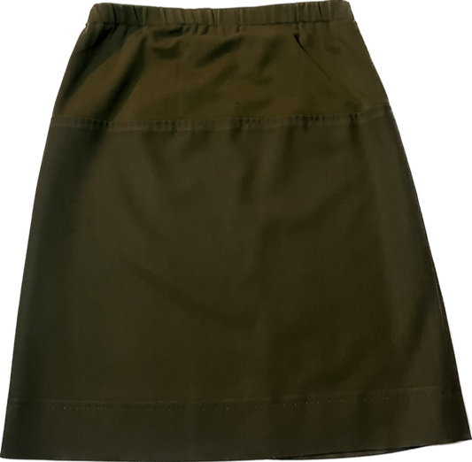 VINTAGE  -  USMC Green Service Maternity Skirt