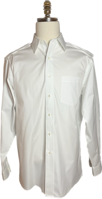 US NAVY Male Officer/CPO White Dress Shirt