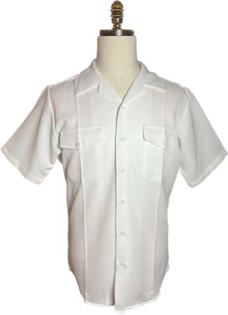 US NAVY Male CPO White Service Shirt
